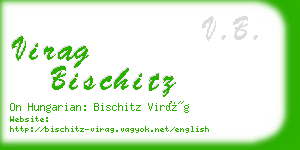 virag bischitz business card